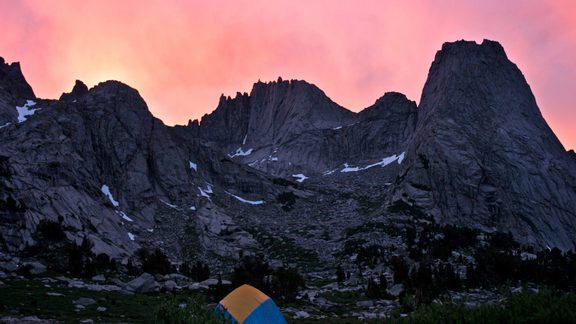 Cirque of the Towers Sunset 1