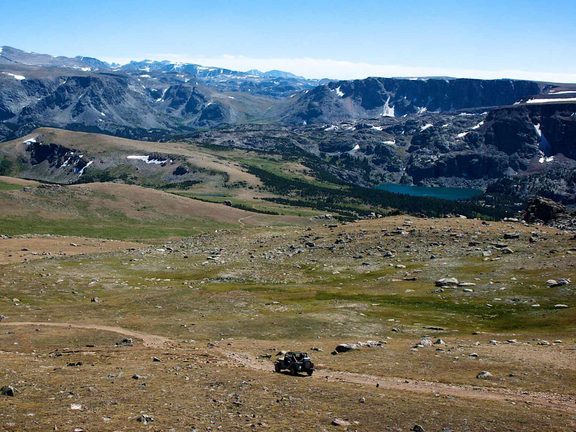 Jeeping to Granite Lake Pinedale WY