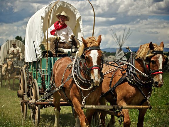 Wagon Master Green River Rendezvous Pageant Visit Pinedale WY