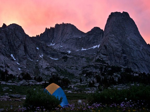 Cirque of the Towers Sunset 1