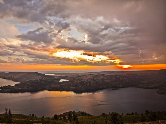 Fremont lake Sunset